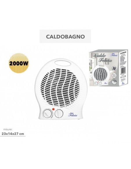 Caldobagno 2000w termoventilatore