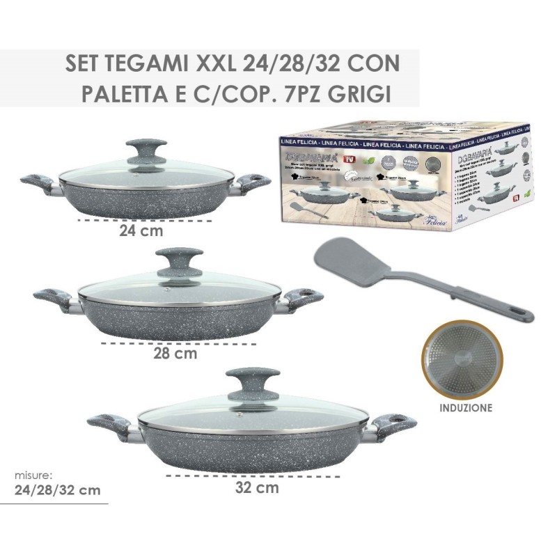 Set da 3 tegami DGBAVARIA grigi