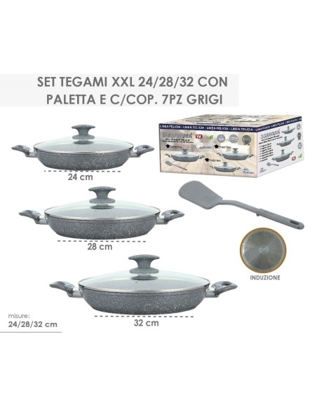 Set da 3 tegami DGBAVARIA grigi