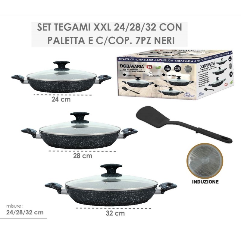 Set da 3 tegami DGBAVARIA neri