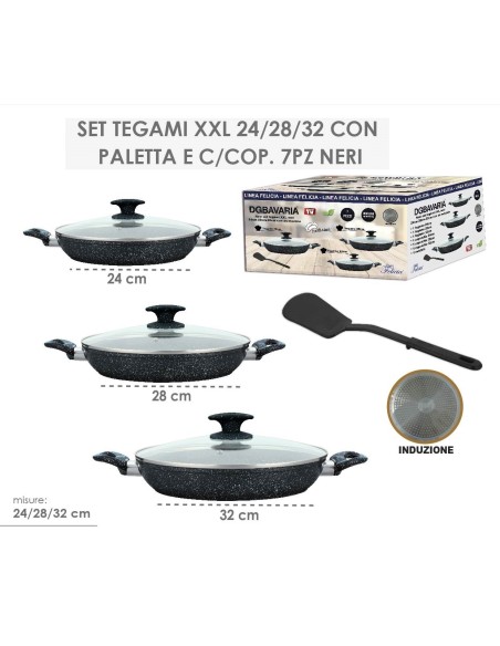 Set da 3 tegami DGBAVARIA neri