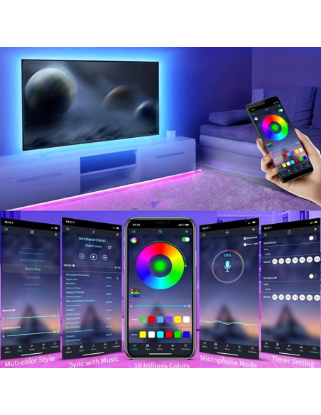 Striscia LED smart rgb multicolore casa, arredo, mobili