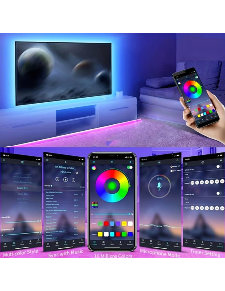 Striscia LED smart rgb multicolore casa, arredo, mobili