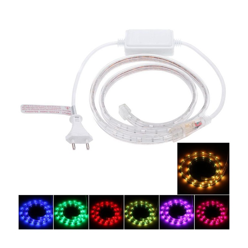 filo luminoso flessibile multicolore