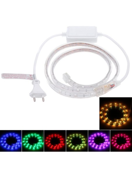 filo luminoso flessibile multicolore