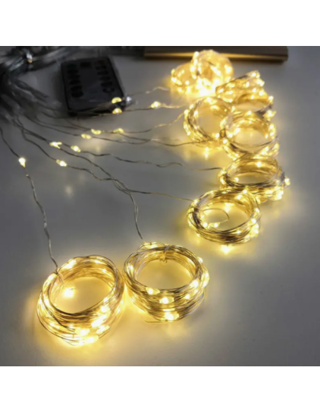 luci stringa di luci a LED sottili per tende, decorazioni