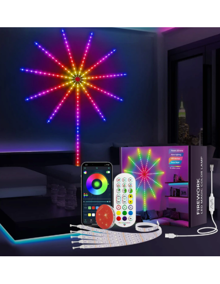 Strisce luminose led rgb app controllo effetti