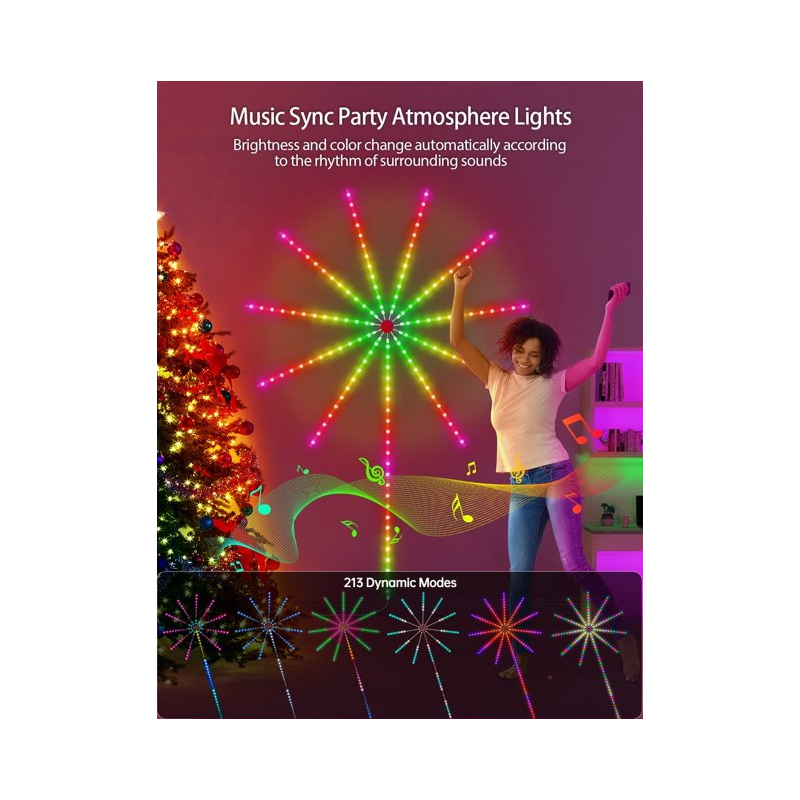 Strisce luminose led rgb app controllo effetti