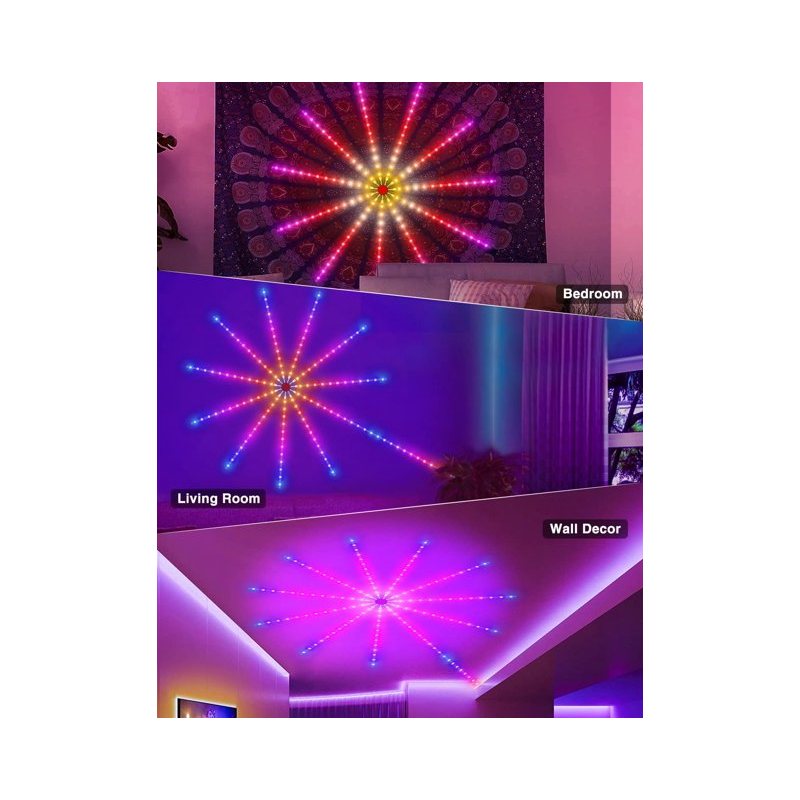 Strisce luminose led rgb app controllo effetti