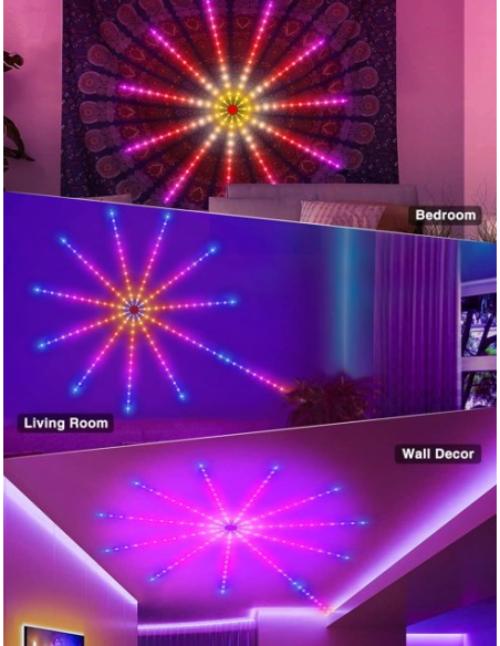 Strisce luminose led rgb app controllo effetti