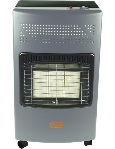 Vinco Stufa a gas con pannello infrarossi, 4200 Watt, Grigio scuro