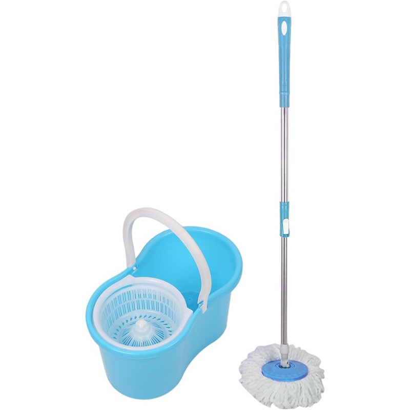 Secchio Mocio Rotante Cestello Lavapavimenti in...