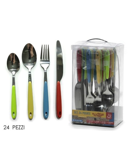 Set Posate Vintage mix 24pz