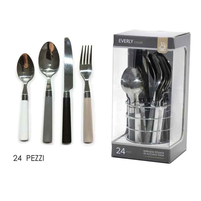 Set Posate Everly mix 24pz