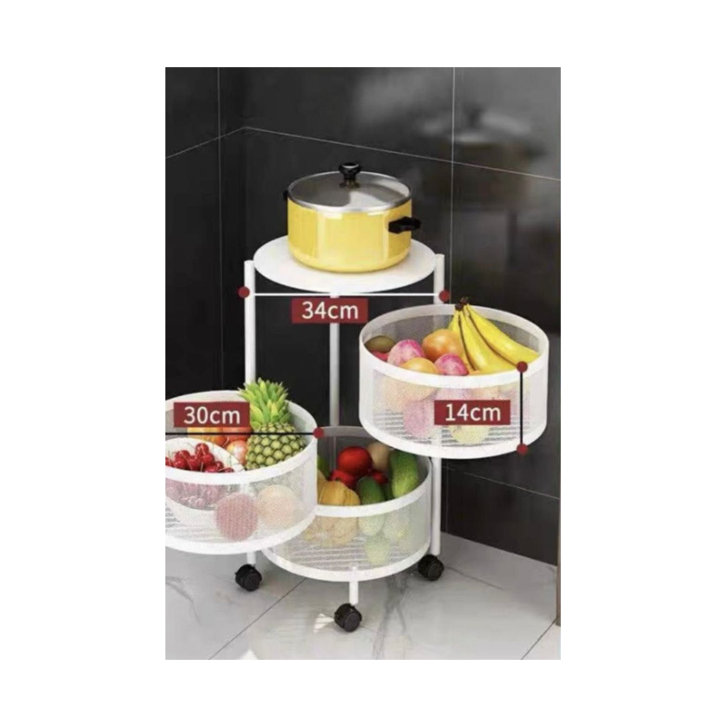 Cestino contenitore 3 piani rotazione 360°