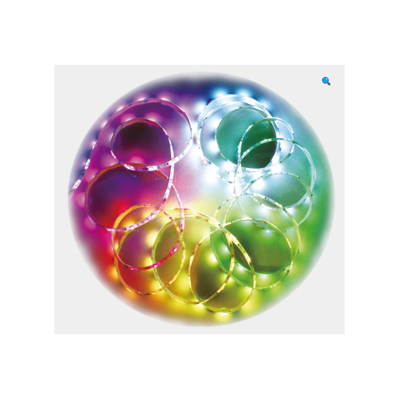 Kit di luci striscia led rgb wifi smart 5m