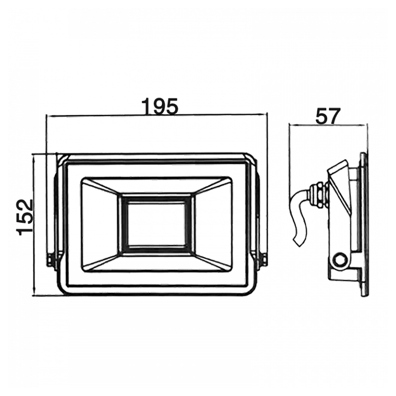 Faretto wifi intelligente rgb 50W