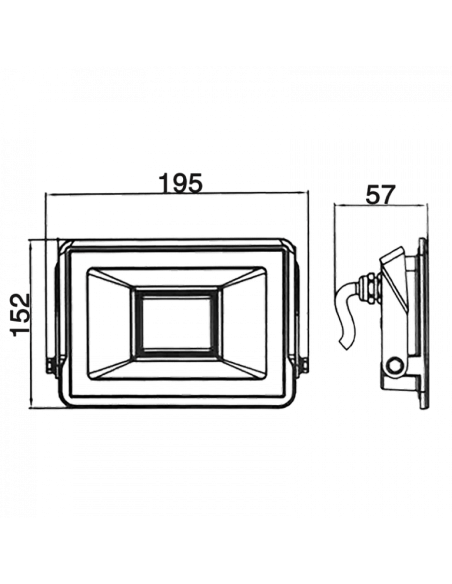 Faretto wifi intelligente rgb 50W