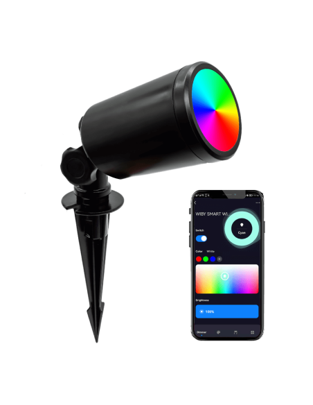 Faretto da giardino wifi intelligente rgb