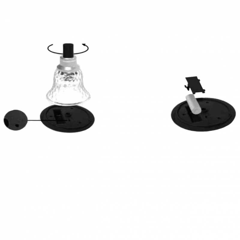 Luce ricarica solare da giardino strada