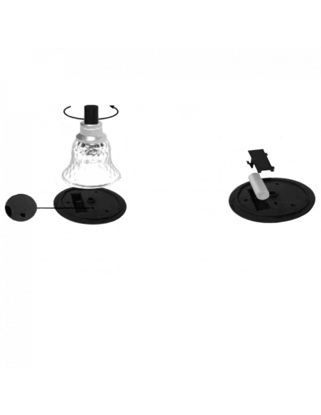 Luce ricarica solare da giardino strada