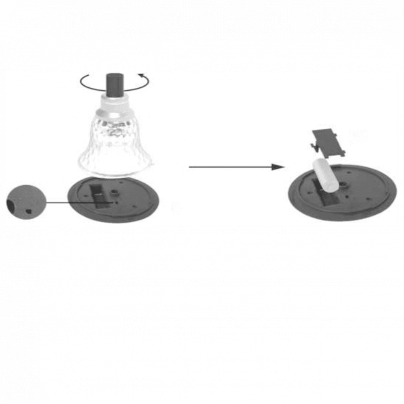 Luce ricarica solare da giardino strada