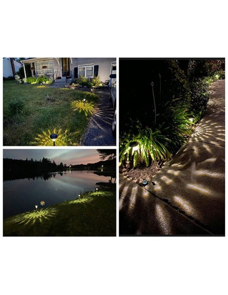 Luce ricarica solare da giardino strada