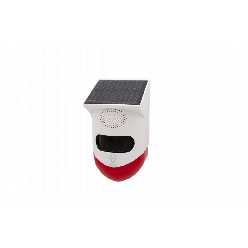 Allarme per esterno con pannello solare