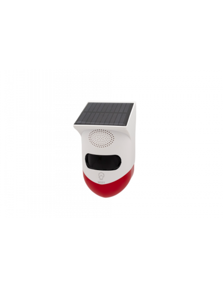 Allarme per esterno con pannello solare