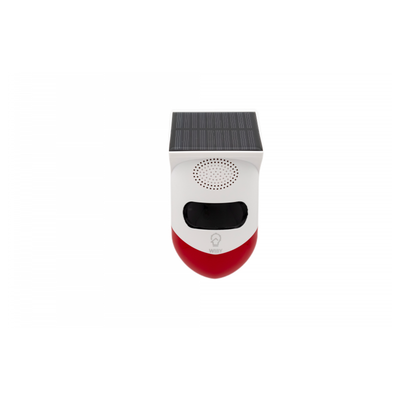 Allarme per esterno con pannello solare