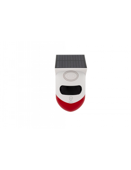 Allarme per esterno con pannello solare