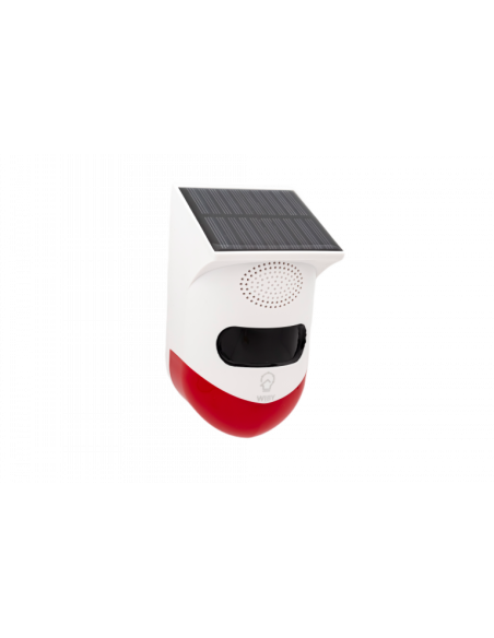 Allarme per esterno con pannello solare