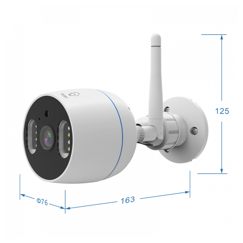 KIT 8 telecamere wifi com nvr tv-6125