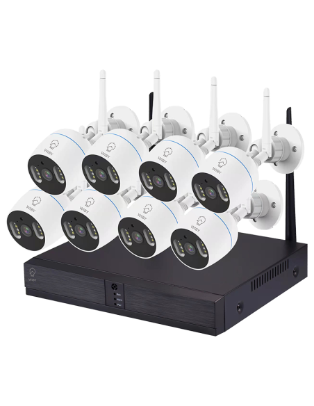 KIT 8 telecamere wifi com nvr tv-6125