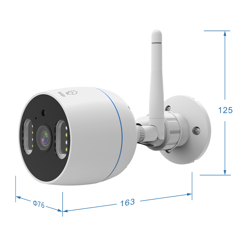 Kit da 4 telecamere wifi con schermo nvr tv