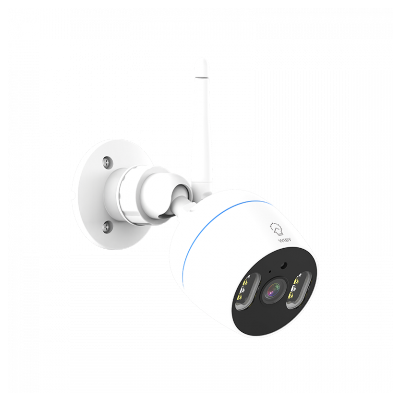 Kit da 4 telecamere wifi con schermo nvr tv