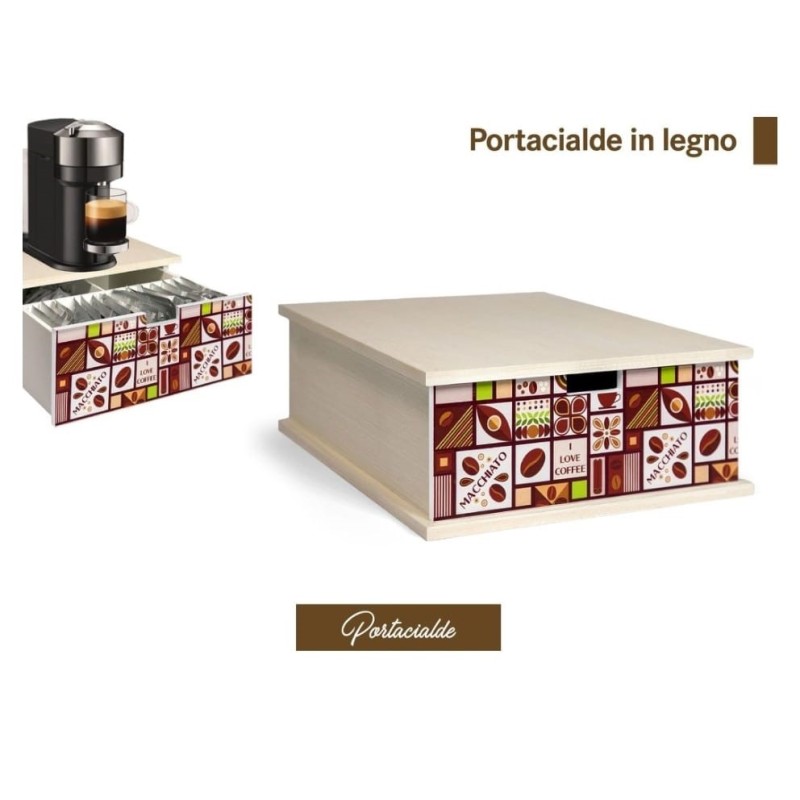 Portacialde in legno 23406H