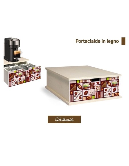 Portacialde in legno 23406H