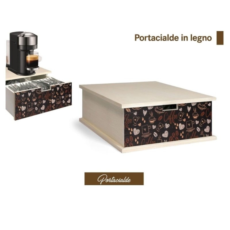 Portacialde in legno 23402H