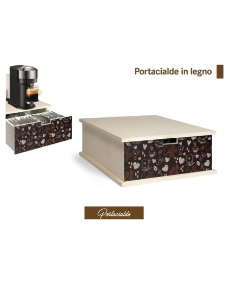 Portacialde in legno 23402H
