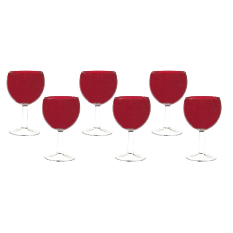 Bicchieri in vetro kit da 6pz