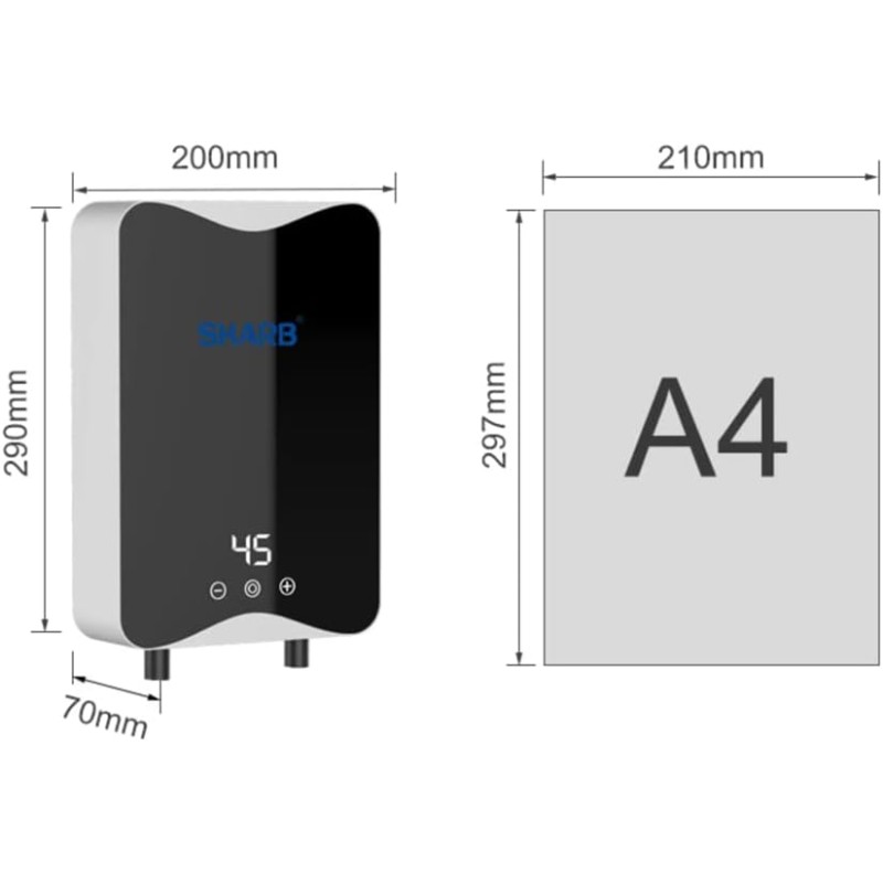 Scaldabagno elettrico istantaneo per doccia uso...