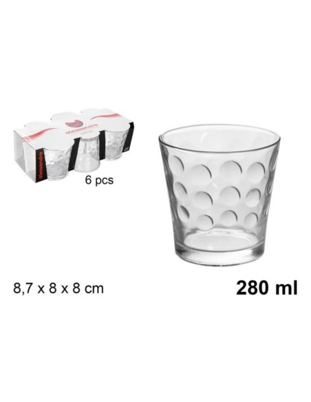 set 6pz bicchieri acqua siena 280ML