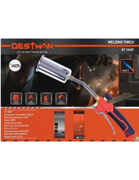 Cannello per saldare destman dt-1840T