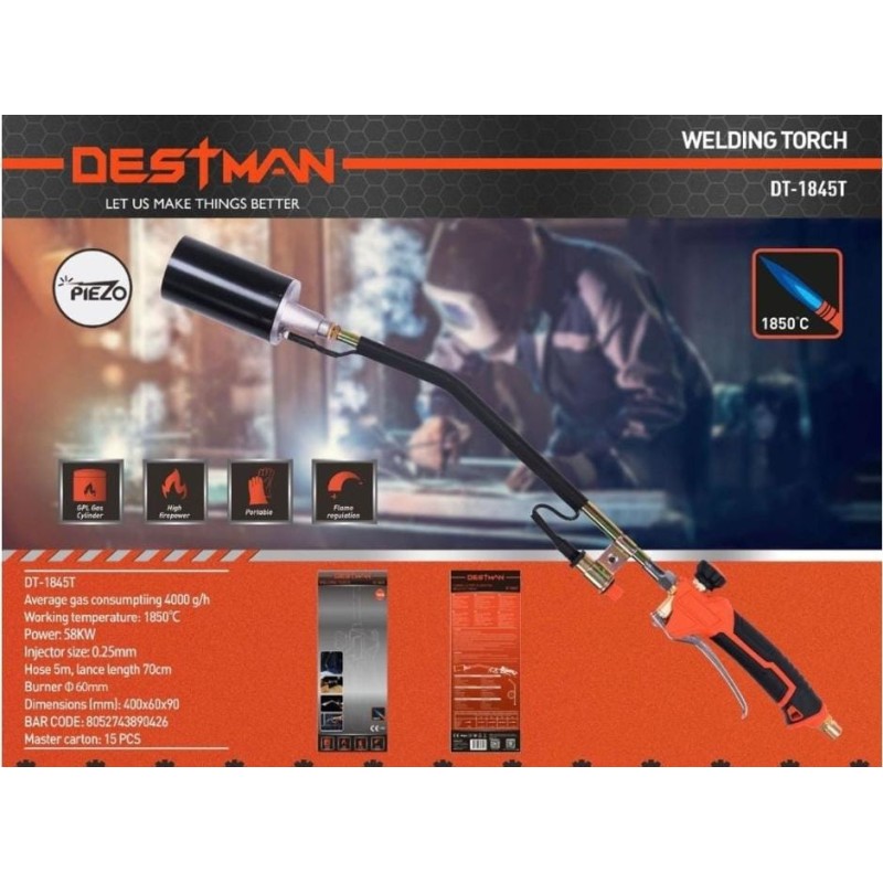 Cannello per saldare destman dt-1845T