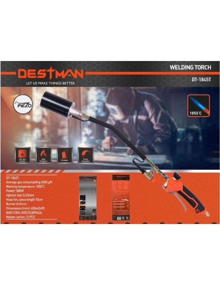 Cannello per saldare destman dt-1845T