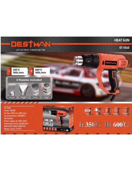 Pistola termica elettrica 2000W destman dt-5560