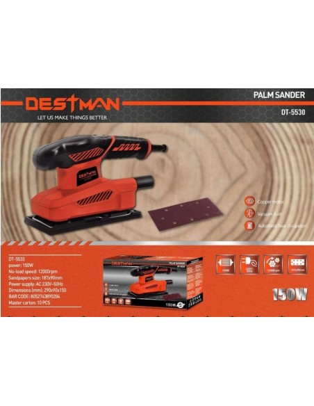 Levigatrice palmare elettrica destman 150W dt-5530