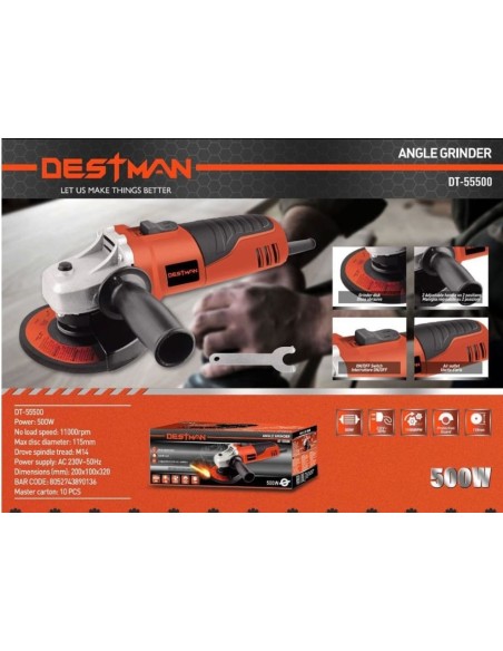 Smerigliatrice elettrica 500W destman dt-55500
