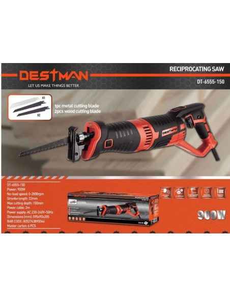 Sega a gattuccio elettrica 900W destman dt-6555-150